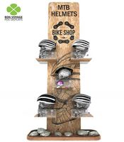 Présentoir de casques de moto en métal, présentoir de casques de sport, présentoir de casques de vélo