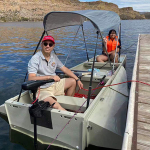 Bote Plegable de Plástico PPR de 2.5m a 5.5m, Bote Ligero para Ensamblar, Ideal para Pesca en Lagos y Ríos, Camping y Actividades Acuáticas - Product Image 6