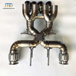 Sistema de Escape Completo con Válvulas de Titanio Estilo <span class=keywords><strong>McLaren</strong></span> <span class=keywords><strong>720S</strong></span> 765LT JTLD - Kit de Conversión Ligero de Alto Rendimiento 100% Compatible - Product Image 3