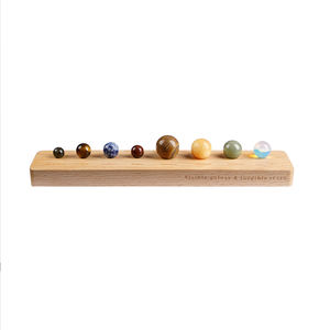 Kit de cristal huit planètes système solaire ensemble de pierres précieuses pour l'éducation à l'astronomie et la décoration spatiale - Product Image 6