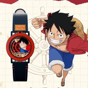Nuevo 2026, 100% Auténtico, Set de 9 Piezas de Relojes de Pulsera de la <span class=keywords><strong>Serie</strong></span> One Piece, Reloj de Anime Japonés, Caja Sorpresa Decorativa, Juguetes de <span class=keywords><strong>Luffy</strong></span> y Nami - Product Image 3