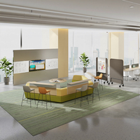 Conjunto Modular de Alto Rendimiento con Módulos Intercambiables, Tela Personalizable, Tamaño a Medida, para Proyectos Comerciales, Oficinas, Vestíbulos y Contratos