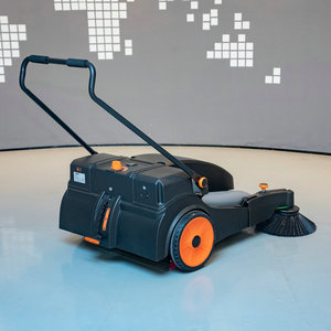 Portable <b>Walk</b> Behind Commercial Floor Cleaning <b>Machine</b> Road Sweeper - Product Image 1