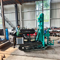 Foreuse hydraulique diesel sur chenilles de 200 m pour l'irrigation agricole et l'alimentation en eau domestique