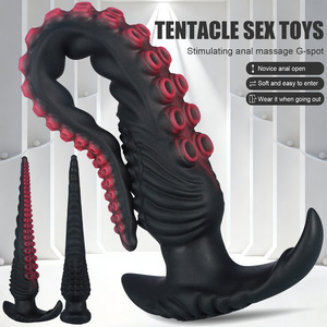Extra lange octopus anale plug, dubbel te gebruiken voor vagina en anus, outdoor SM speeltje, alien tentakel anale zweep, <span class=keywords><strong>dildo</strong></span>, anale stimulatie, seksspeeltje voor - Product Image 2