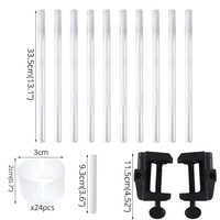 Ensemble d'arc de ballons de table, support de colonne de ballons pour décorations de fête d'anniversaire de mariage, accessoires de ballons pour enfants, boule de décoration de Noël