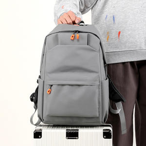 Conjunto de mochila de ordenador de moda coreana Mochila De estudiante mochila <span class=keywords><strong>matein</strong></span> logotipo personalizado portátil impermeable para hombre - Product Image 4