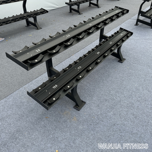 Equipo de Gimnasio Comercial de Alta Calidad, Soporte para Pesas de Acero Resistente, 10 Pares, para Uso en Gimnasios - Product Image 5