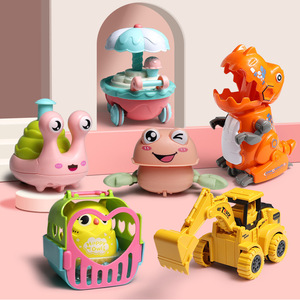 Voiture à pousser pour enfants, jouet animal (hibou, crabe, cochon, ours) en ABS, voiture à bascule pour enfants, unisexe - Product Image 2
