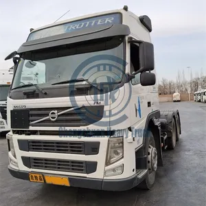 Volvo sử dụng xe tải đầu FM 400 12 lốp shacman chất lượng tốt hộp số tay giá thấp Trailer 6*4 tay trái lái xe