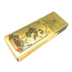 Aangepaste Fool Yellow Eyes <span class=keywords><strong>Tarot</strong></span> Deck Uniek Thema Fabriek Bron Groothandel - Product Image 5