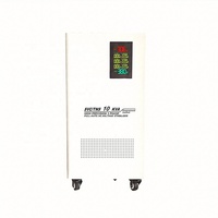 Stabilisateur de tension triphasé 10 kVA (AVR) avec contrôle par servomoteur 220 V 50 Hz pour machines de découpe laser et d'emballage