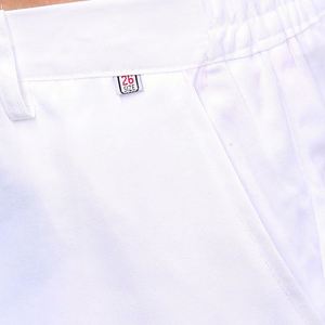 Pantalon de Chef Long Imprimé Blanc Moderne pour Uniforme de Serveur de Restaurant - Product Image 4