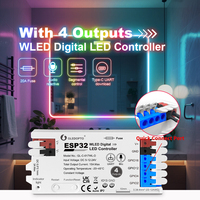 Pengontrol LED Digital ESP32 WLED dengan Port Unduh UART Tipe-C