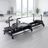GELILAI Source Factory Appareil de Pilates Reformer en aluminium réglable et durable, capacité 180 kg
