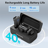 Microphone-Cravate Lavalier Sans Fil Saramonic Blink500 B2+ pour iPhone, Smartphone Android, Appareils Photo DSLR, Enregistrement YouTube et Diffusion en Direct