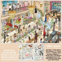 Autocollants thérapeutiques et anti-stress 3D miniatures grand format à l'huile spéciale 5.0 pour adultes