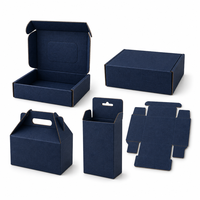 Boîte d'expédition en carton ondulé kraft avec logo personnalisé, papier d'art de qualité supérieure, emballages cadeaux pour l'e-commerce, vêtements, fleurs, cosmétiques