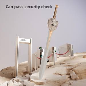 Espada y Escudo <span class=keywords><strong>de</strong></span> Juguete <span class=keywords><strong>de</strong></span> Espuma <span class=keywords><strong>de</strong></span> PU, Ligeros y Seguros, Estilo Caballero, 80 cm, con Cresta <span class=keywords><strong>de</strong></span> <span class=keywords><strong>Nueve</strong></span> Leones, Venta al por Mayor <span class=keywords><strong>de</strong></span> Fábrica - Product Image 2