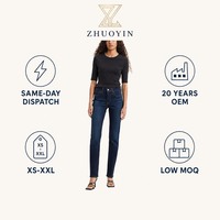 Jean en denim skinny sculptant pour femme Levis 312, délavage foncé, taille mi-haute, Cobalt Haze 27W / 30L