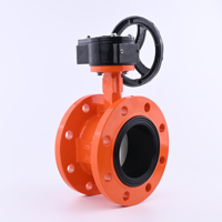 Vanne papillon de puissance manuelle de bride de Turbo pour la structure générale d'écoulement d'eau de basse température avec la pression élevée de médias