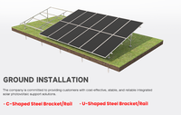 Support de montage de panneau solaire photovoltaïque en acier chinois S350 C-Profile Zn-Al-Mg revêtu