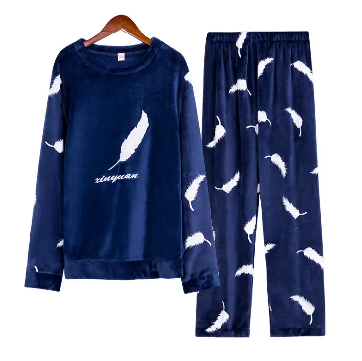 Fashion Good Quality Winter Warm Flannel Sleepwear women Nightclothes Coral Fleece Girls Casual Home Pajamas