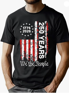 T-<span class=keywords><strong>shirt</strong></span> patriotique en coton pour hommes, design gratuit, 250e <span class=keywords><strong>anniversaire</strong></span> des États-Unis, pour encourager - Product Image 2