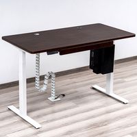 Bureau en métal réglable en hauteur électrique personnalisé avec un design moderne, bureau ergonomique pour travailler debout, pour la maison ou le bureau