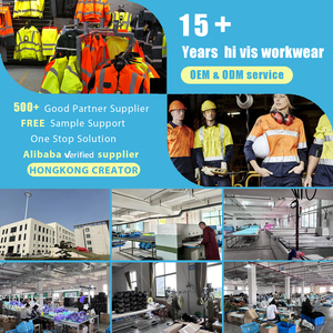 2026 Custom Plus Size Waterproof Safety Hi Vis Workweartshirts High Visibility Vest OEM Construction <b>Clothing</b> Workwear - Product Image 6