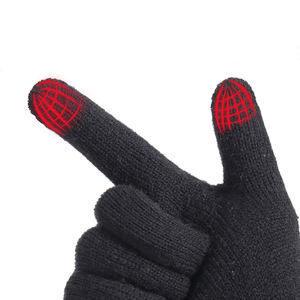Venta de fábrica Pantalla táctil Cálido Unisex Guantes de punto Espesor Acrílico Dedo completo Guantes de invierno Mitones Logotipo personalizado - Product Image 5