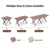 Table pliante en acier pour le camping d'hiver en plein air - Portable et multifonctionnelle pour les voyages en voiture, les barbecues et les pique-niques