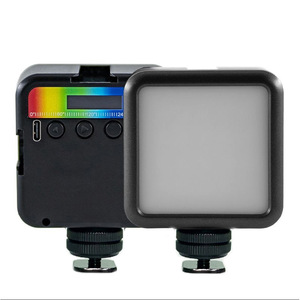 <b>Mini</b> RGB Camera Light For Cannon Nikon Sony Hot Shoe Usb Powered Portable Pocket <b>Lamp</b> 3W Plastic Body - Product Image 1