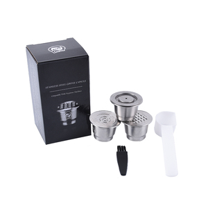 Usine <span class=keywords><strong>de</strong></span> qualité supérieure pour capsules <span class=keywords><strong>Nespresso</strong></span> café en acier inoxydable rechargeable dosettes <span class=keywords><strong>de</strong></span> café en acier inoxydable rechargeables - Product Image 1