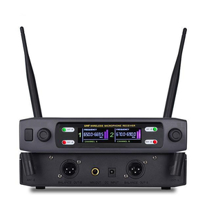 Sistema Microfonico Wireless Professionale UHF a Doppio Canale per Esibizioni sul Palco - Product Image 2