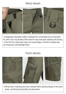 <span class=keywords><strong>Pantalon</strong></span> tactique pour homme, imperméable, anti-déchirure, multi-poches, avec poche pour genouillères, <span class=keywords><strong>pantalon</strong></span> cargo, <span class=keywords><strong>pantalon</strong></span> de travail extérieur, OEM - Product Image 5