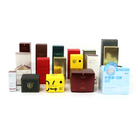 Boîte d'emballage personnalisée en carton ivoire avec logo, à double rabat, pour fond de teint, cosmétiques, rouge à lèvres, brillant à lèvres, crème de soin pour la peau