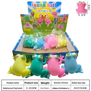 Jouet anti-stress viral : Perles colorées en caoutchouc absorbant l'eau, jouet sensoriel en forme de raisin pour enfants et adolescents, goutte d'eau - Product Image 5