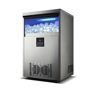 Máquina de Hielo Cuadrada Automática de Acero Inoxidable con Enfriamiento por Aire, Máquina de Hielo Comercial para Hoteles y Uso en Exteriores - Product Image 2