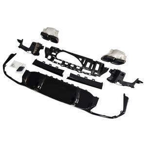 Kit de lèvre arrière et embout d'échappement pour Mercedes Benz Classe E W213 2021-2023 style E63 en ABS - Product Image 4