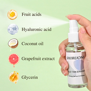 Etiqueta privada Natural suave viejo bronceado no deseado borrador Spray oscuro correcto bronceado Slef bronceado removedor cara y cuerpo niebla - Product Image 5