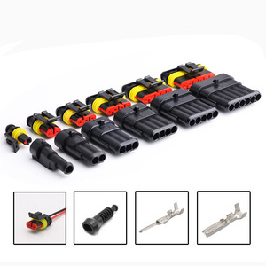 Conector Eléctrico Impermeable para Automóvil de 16 AWG, Conector de 4 Pines, Terminales Marinos para Automóvil, Camión y Otros Vehículos - Product Image 5