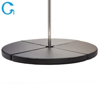 Tapis pliant rond de haute qualité tapis de danse sûr sans tuyau en acier
