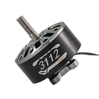 Moteur CC sans balais à aimant permanent HAOHENG 3112 900-1150 tr/min 900KV/1150KV avec noyau d'arbre en alliage de titane pour drone de course FPV 9-10 pouces
