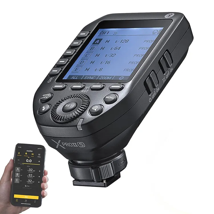 Godox Xpro II C/N/S/F/O TTL máy phát không dây đèn flash kích hoạt Godox x Pro máy ảnh kích hoạt