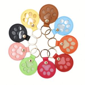 Fast Shipping Hair Storage Bag Keychain Pu Leather Portable Key Ring Pet <b>Memorial</b> Photo Holder <b>Gift</b> for Pets - Product Image 1