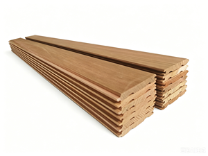 Panneau mural <span class=keywords><strong>en</strong></span> cèdre rouge occidental rainuré et langueté, naturel, résistant aux intempéries, pour revêtement extérieur et intérieur 12*150*2730 - Product Image 2