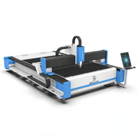 Machine de découpe laser à fibre LFS3015 de haute précision pour la découpe des métaux, 3KW, découpeuse CNC automatique