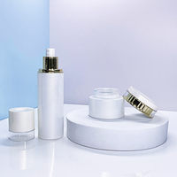 Flacons en verre cosmétiques de luxe avec compte-gouttes et pompe 40ml 100ml 120ml Contenants vides multi-tailles pour huiles essentielles, sérum, liquides