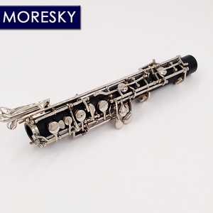 Oboe professionnel MORESKY en Do, style semi-automatique, en cupronickel plaqué argent/or/nickel S01 3.28 - Product Image 3